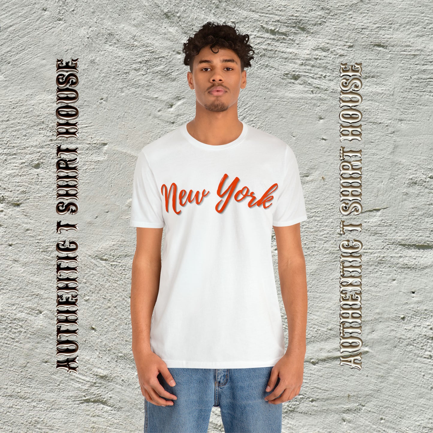 New York Orange Curve  T-Shirt