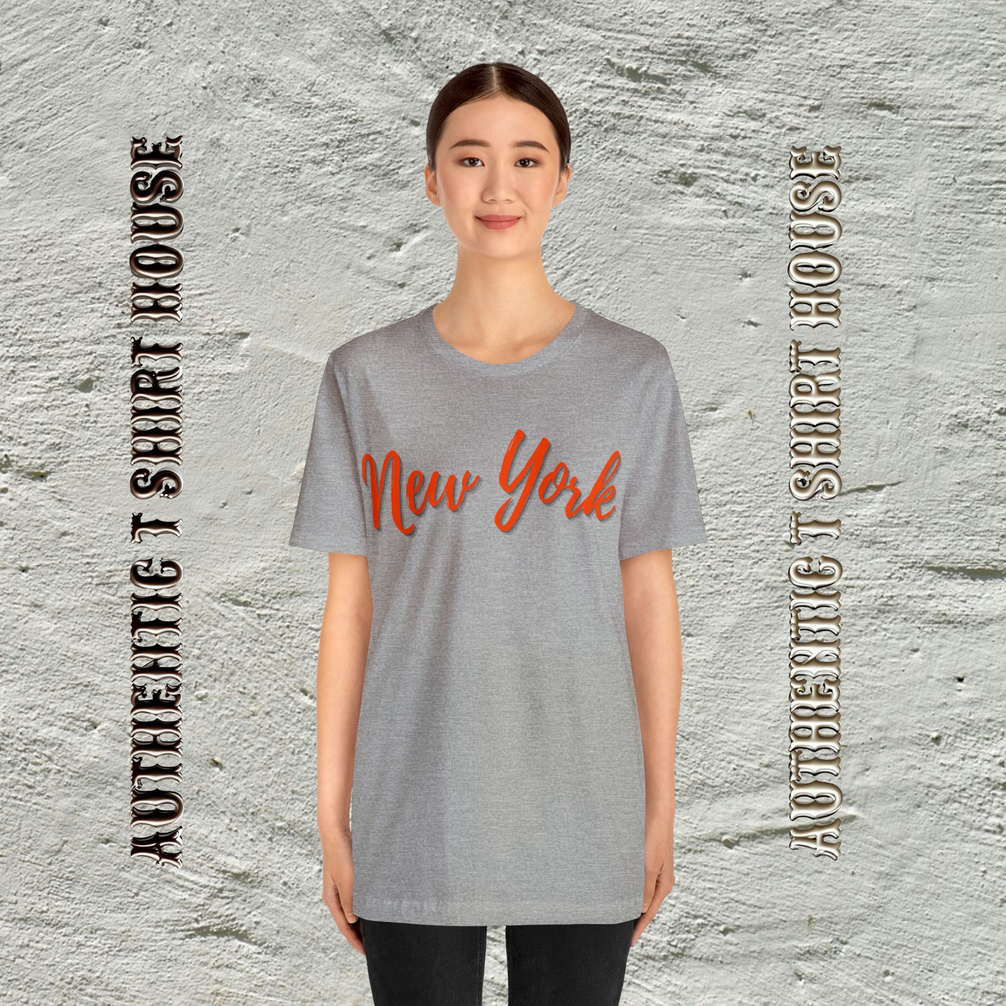 New York Orange Curve  T-Shirt