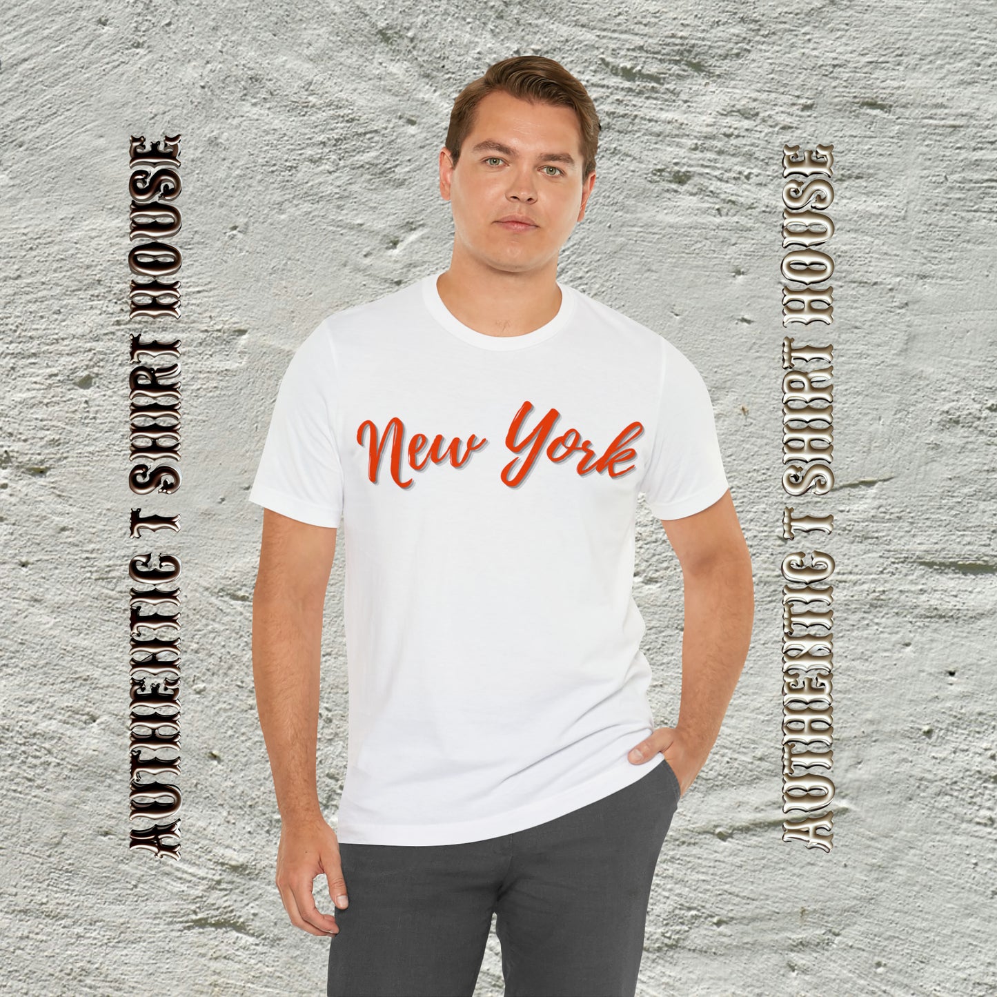 New York Orange Curve  T-Shirt