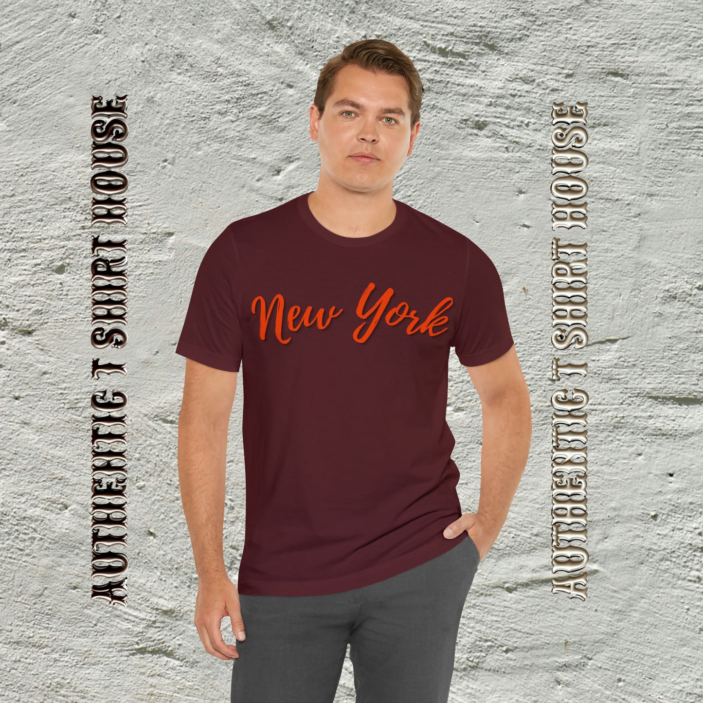 New York Orange Curve  T-Shirt