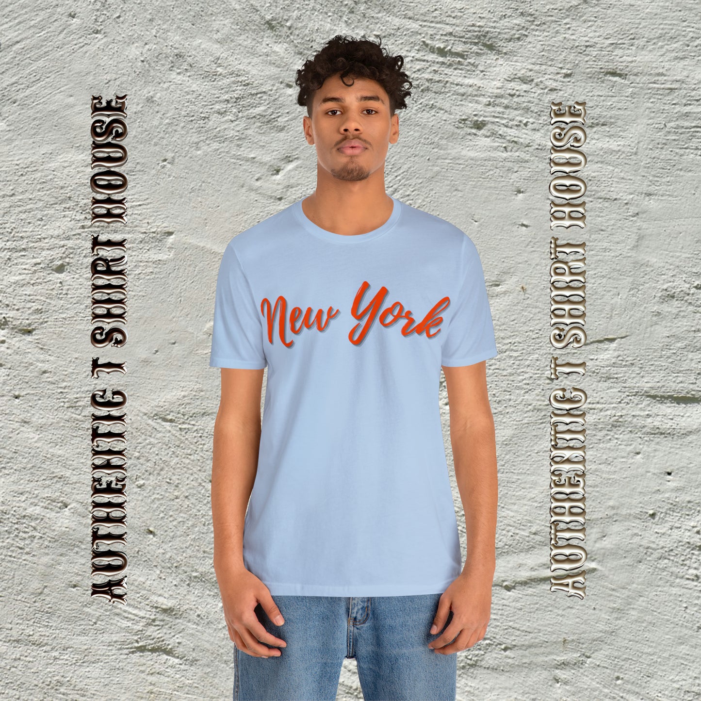 New York Orange Curve  T-Shirt