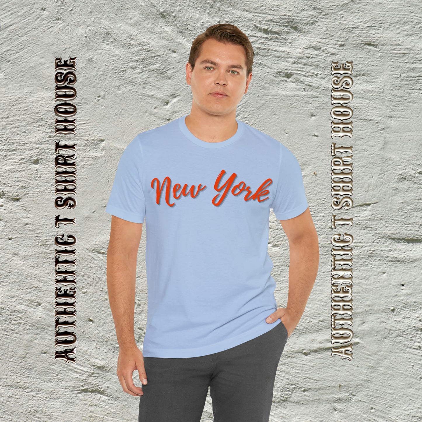 New York Orange Curve  T-Shirt