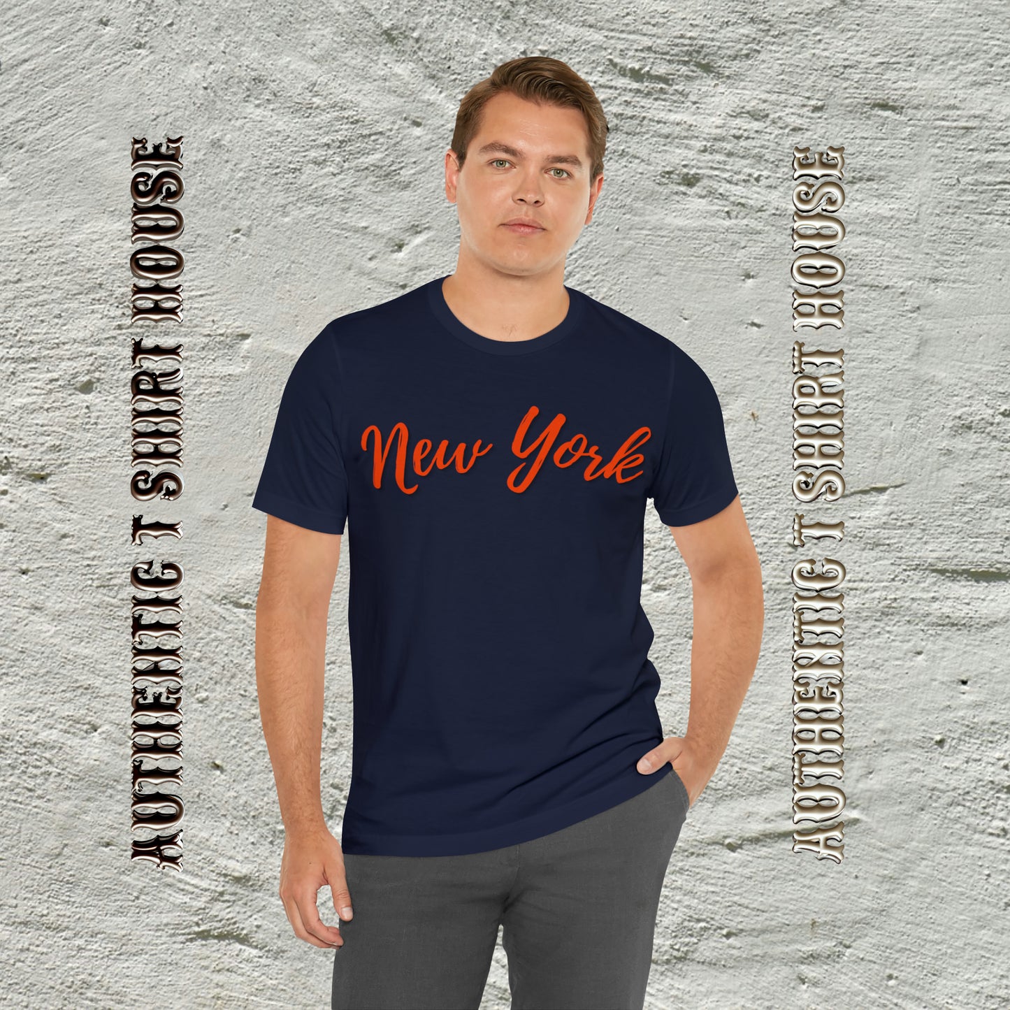 New York Orange Curve  T-Shirt