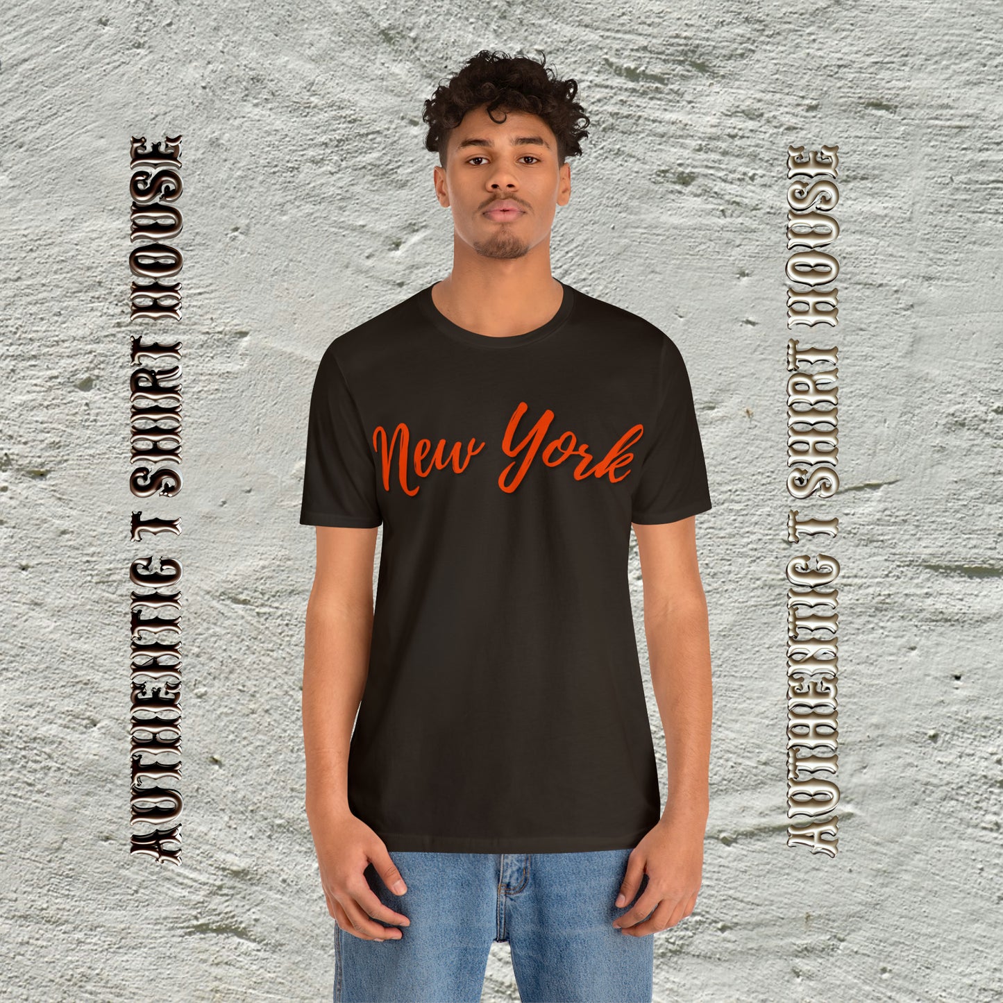 New York Orange Curve  T-Shirt