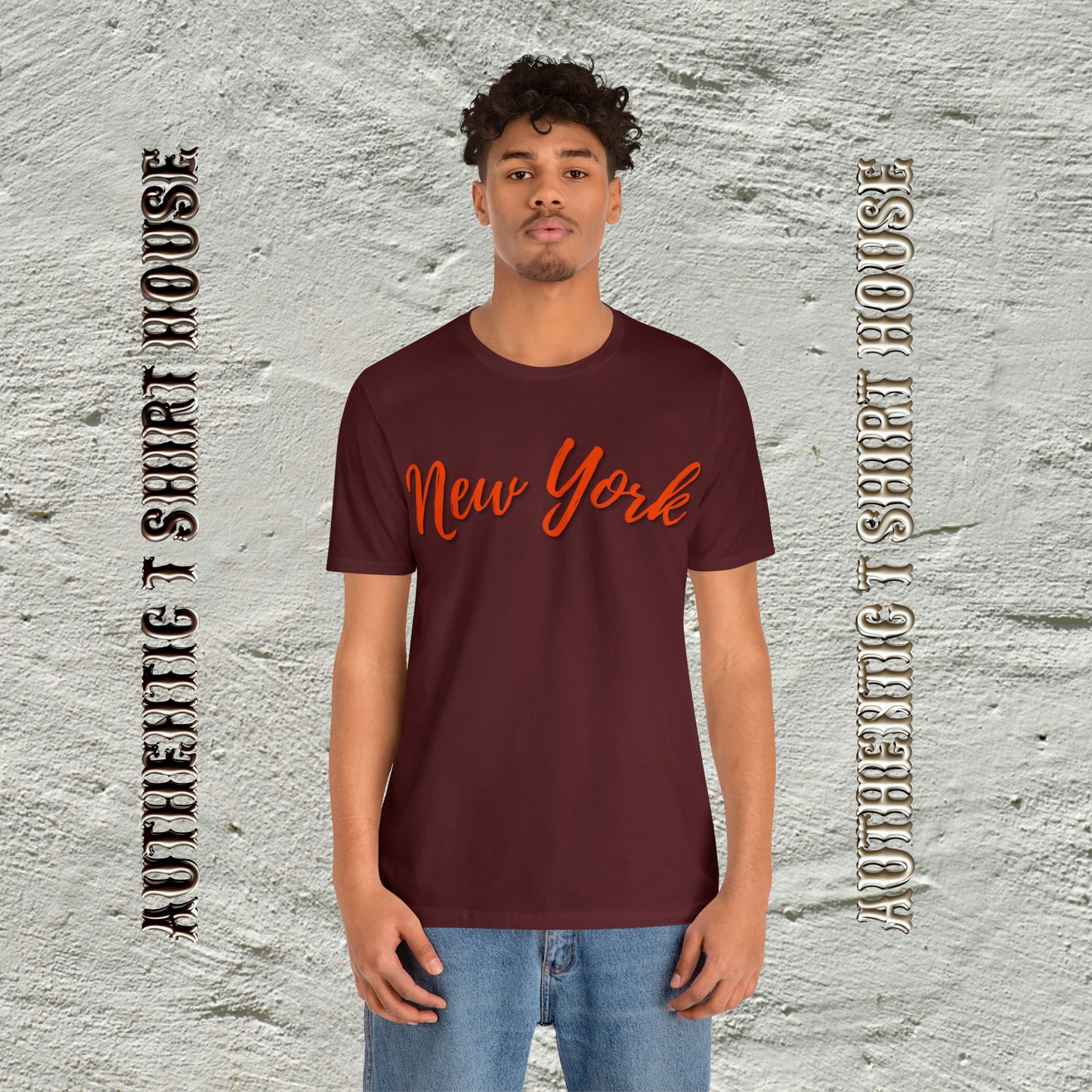 New York Orange Curve  T-Shirt