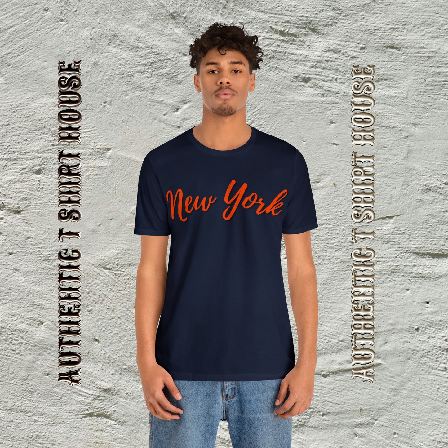 New York Orange Curve  T-Shirt