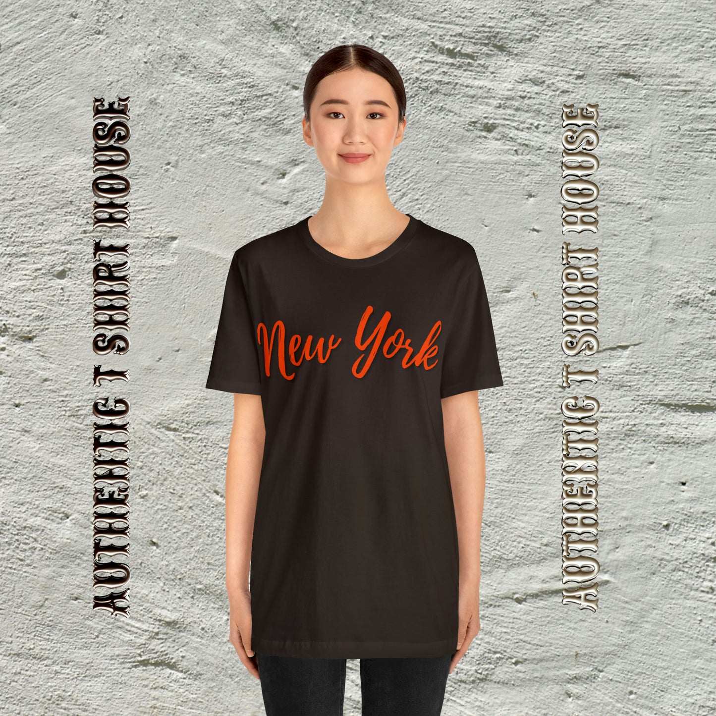 New York Orange Curve  T-Shirt