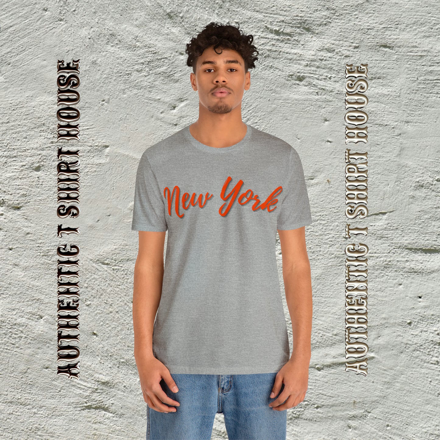 New York Orange Curve  T-Shirt