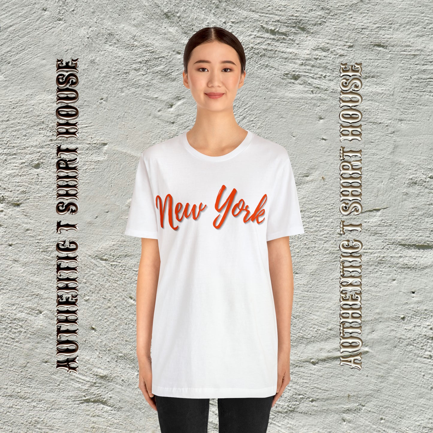 New York Orange Curve  T-Shirt