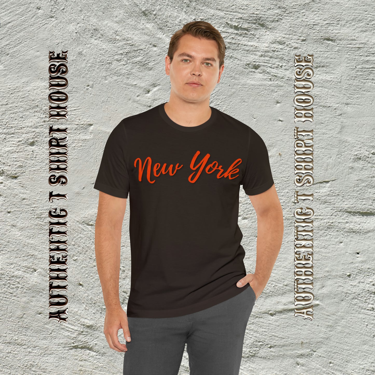 New York Orange Curve  T-Shirt