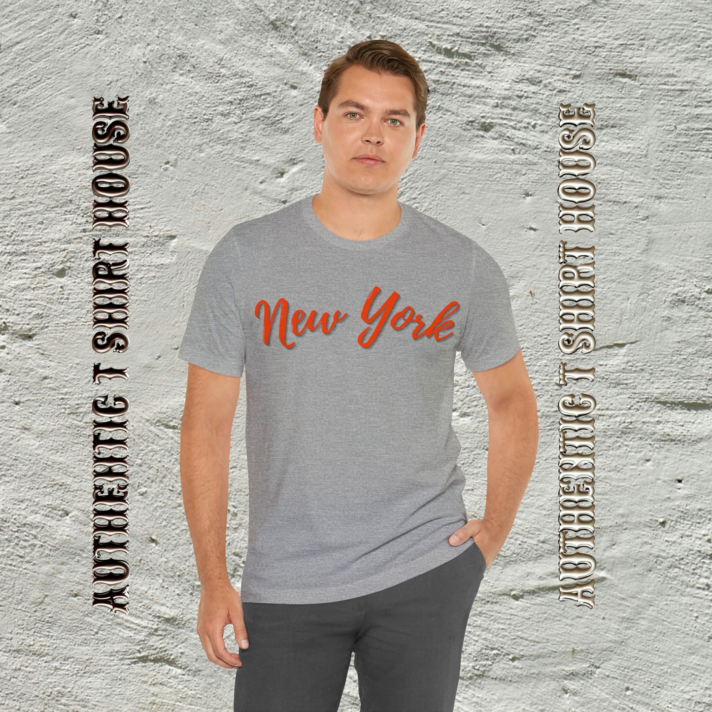 New York Orange Curve  T-Shirt